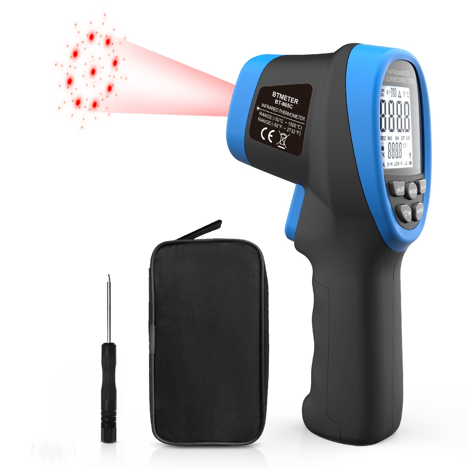 Digital Infrared Thermometer Temperature Gun Laser IR Cooking Car  -50°C-400°C