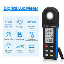 Load image into Gallery viewer,  1-400000Lux Digital Light Meter