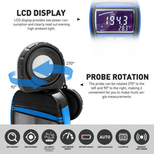 Load image into Gallery viewer, BTMTER BT-8801B Light Meter, Digital Lux Meter 0.1-400,000 Lux, 270º Rotatable Detector