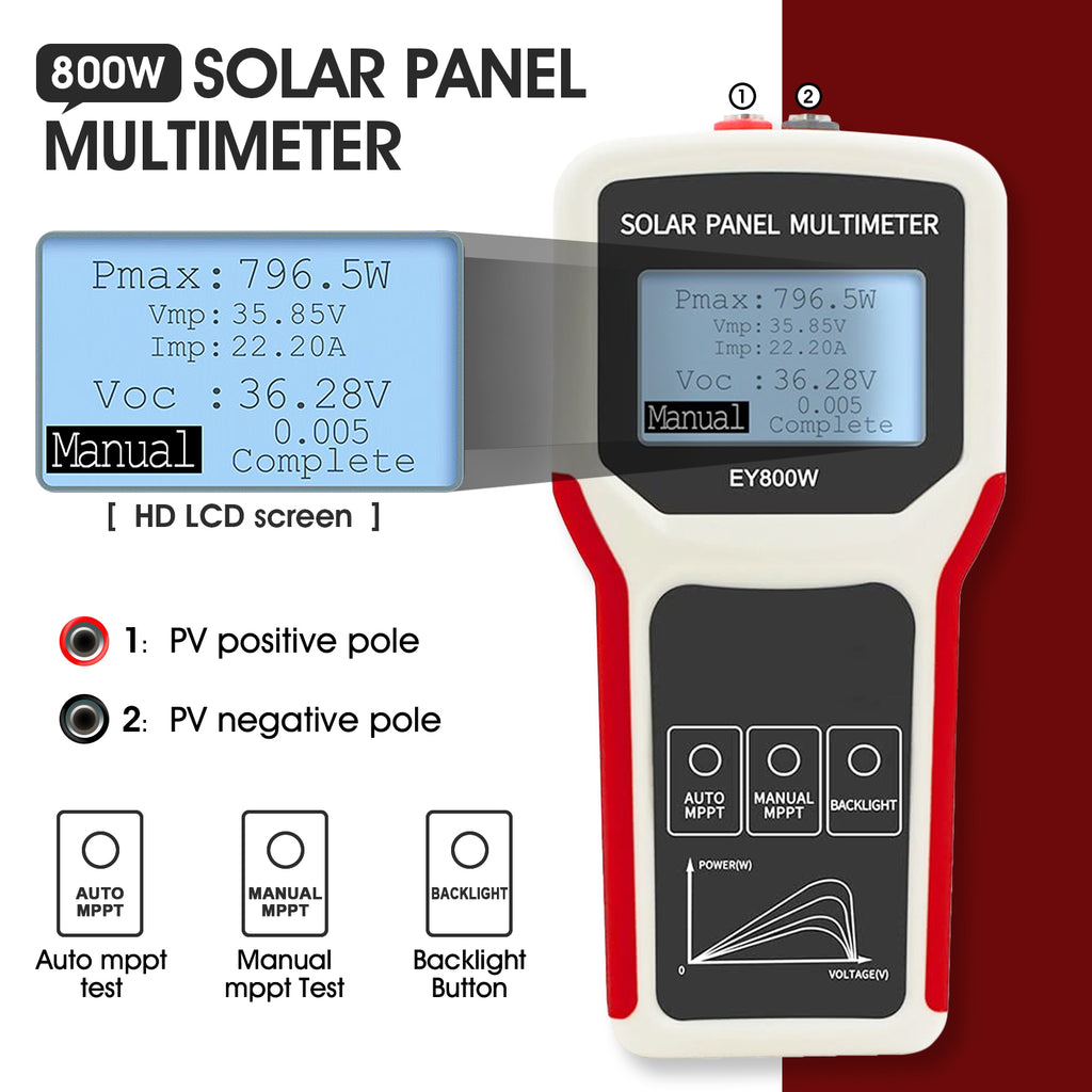 Solar Panel Tester 800W,