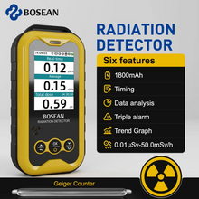 Charger l&#39;image dans la galerie, Counter Nuclear Radiation Detector,Portable Handheld X-ray，Y-ray, β-ray Rechargeable Radiation Monitor Meter - btmeter-store