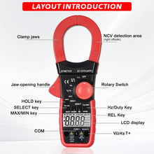 Load image into Gallery viewer, BTMETER-BT-570Y-APP Digital Clamp Multímeter, 2000A, 2000V ,True RMS Meter, Bluetooth, App