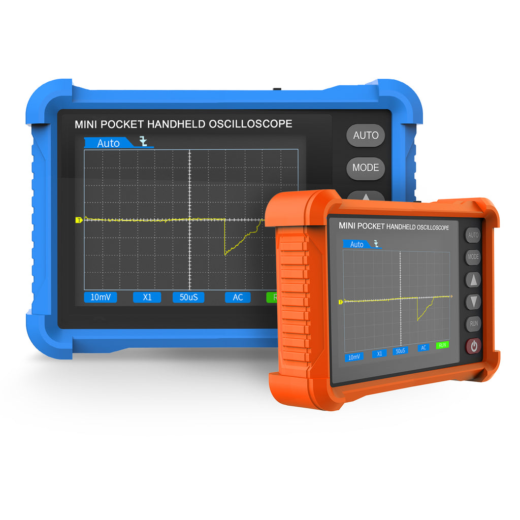 BTMETER BT-500K Mini Oscilloscope - Portable Handheld Tablet Oscilloscope with 500kHz, 2.5MS/s Sampling Rate, 2.8'' Screen