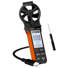 Load image into Gallery viewer, BTMETER  BT-5000D Anemometer Rechargeable HVAC Anemometer Air Flow Velocity Tester with CFM - btmeter-store