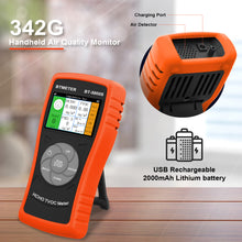 Load image into Gallery viewer, BTMETER Formaldehyde Detector PM2.5 PM10 Particulate Meter, Indoor Air Quality Tester Monitor HCHO TVOC Air Particle Dust for Home Office Factory Warehouse BT-5800S