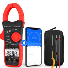 Laden Sie das Bild in den Galerie-Viewer, BTMETER 570T-APP AC/DC 1000A Clamp Multimeter, 4000 Counts Digital Clamp-on Meter with Data Logging Measure Amp Volt Ohm Capacitance Frequency Temperature Continuity, Electrical Tester