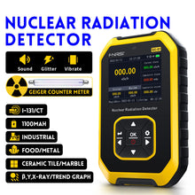 Laden Sie das Bild in den Galerie-Viewer, Counter Nuclear Radiation Detector,Portable Handheld X-ray，Y-ray, β-ray Rechargeable Radiation Monitor Meter - btmeter-store