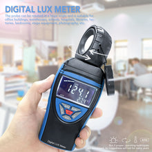 画像をギャラリービューアに読み込む, BTMTER BT-8801B Light Meter, Digital Lux Meter 0.1-400,000 Lux, 270º Rotatable Detector