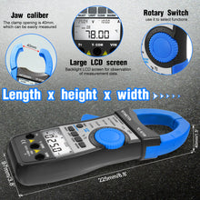 Load image into Gallery viewer, BTMETER BT-870P Clamp Active Reactive Power Meter AC DC 999.9A