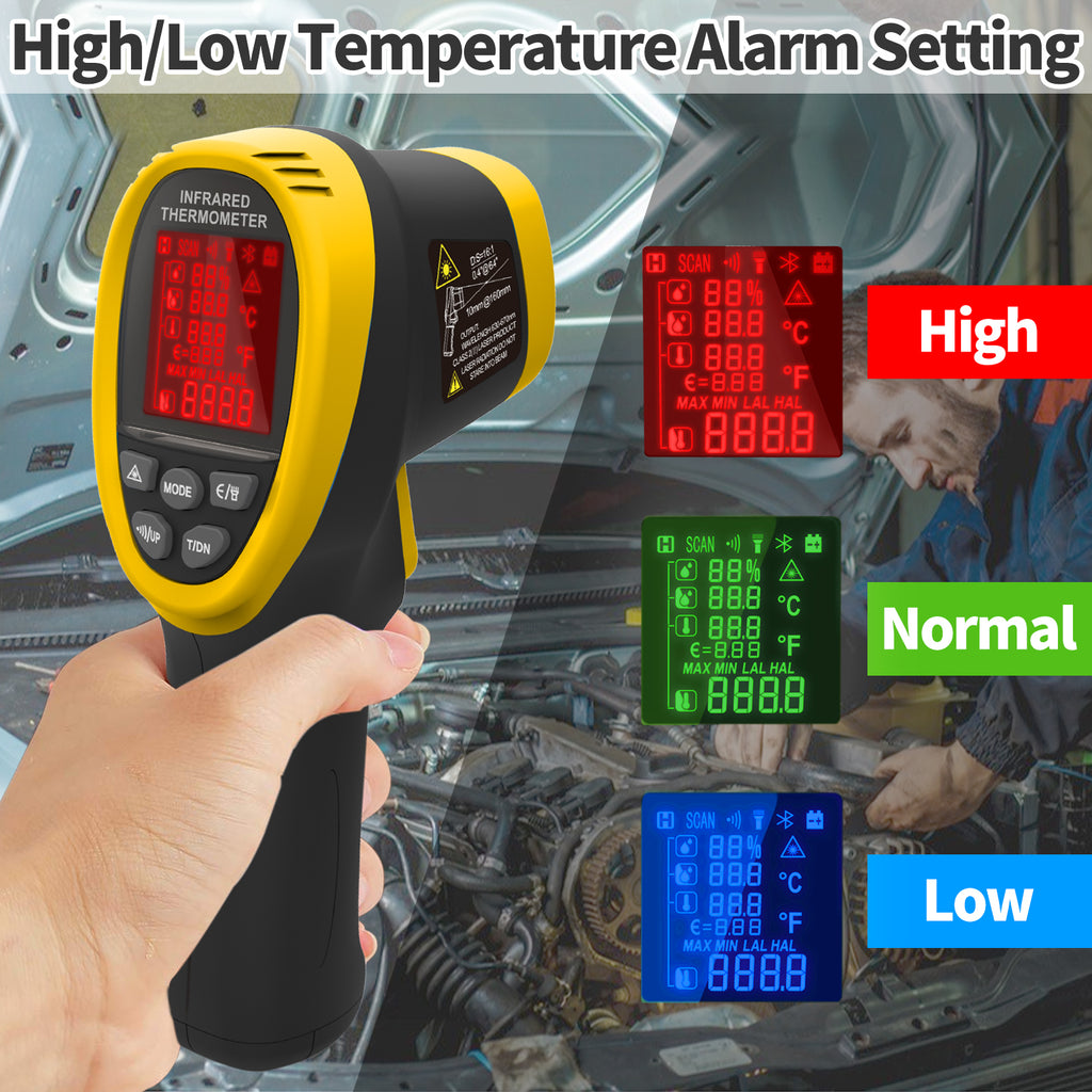 BTMETER BT-985E Infrared Thermometer -58℉~1472℉ (-50℃~800℃) - btmeter-store