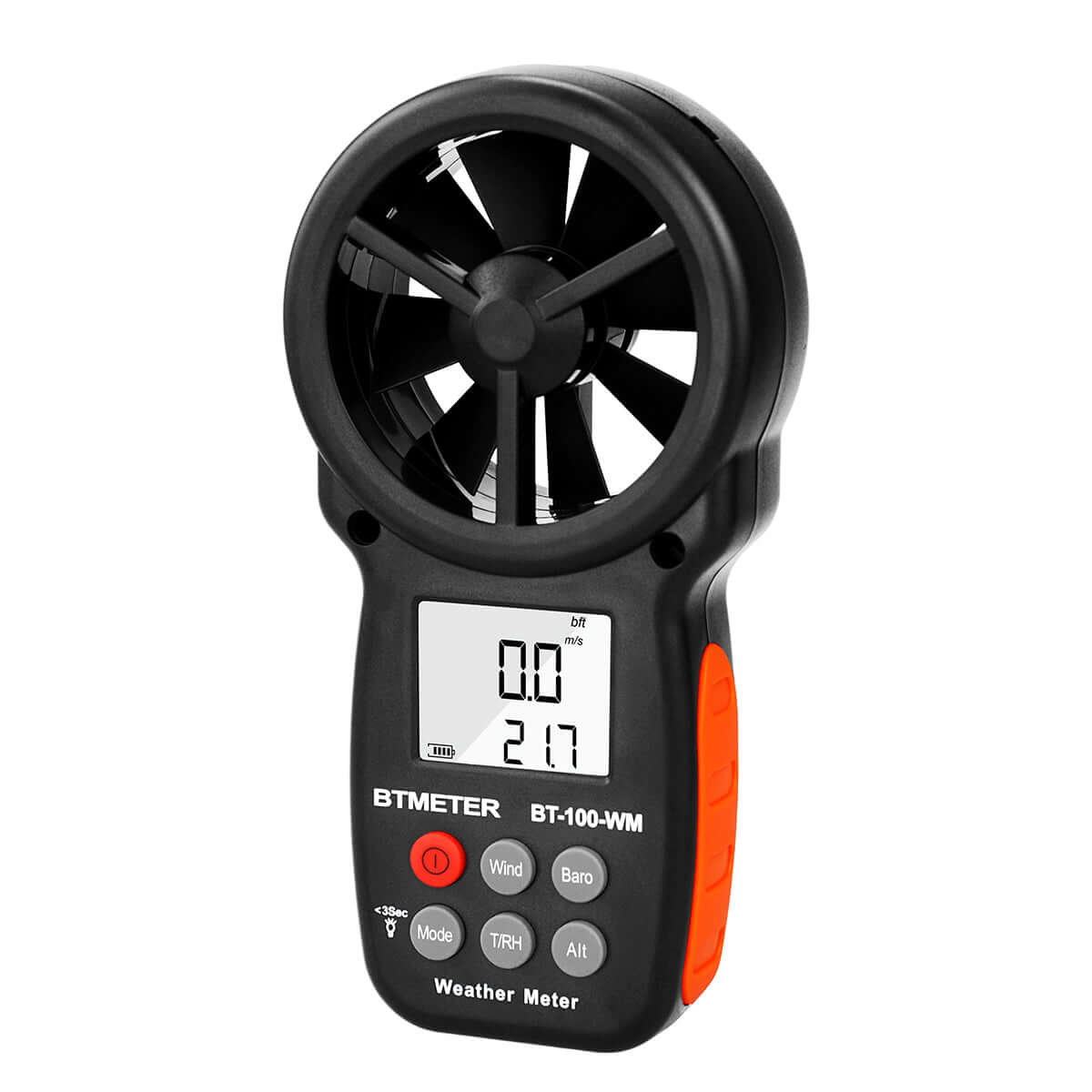 BTMETER BT-100-WM Anemometer 6 In 1 Wind Speed Meter