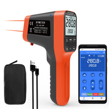 이미지를 갤러리 뷰어에 로드 , BTMETER BT-1600-APP Waterproof Infrared Thermometer 30:1, Touchscreen Laser Thermometer, Connct the Phone - btmeter-store
