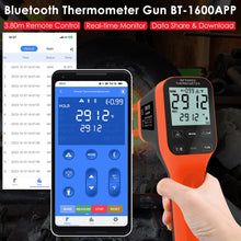 Laden Sie das Bild in den Galerie-Viewer, BTMETER BT-1600-APP Waterproof Infrared Thermometer 30:1, Touchscreen Laser Thermometer, Connct the Phone - btmeter-store
