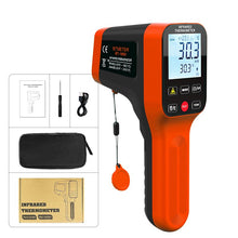 Cargar imagen en el visor de la galería, BTMETER BT-1600 Waterproof Infrared Thermometer 30:1, Touchscreen Laser Thermometer - btmeter-store