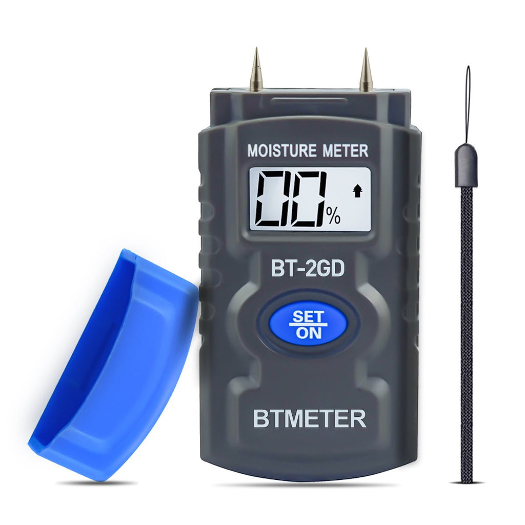 BTMETER BT-2GD Wood Moisture Meter LCD Display Type Probe Measure - btmeter-store
