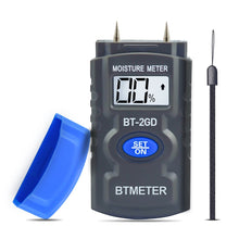 Load image into Gallery viewer, BTMETER BT-2GD Wood Moisture Meter LCD Display Type Probe Measure - btmeter-store
