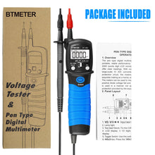 Cargar imagen en el visor de la galería, BTMETER BT-38D Pen Type Digital Multimeter, Handheld Electrical Tester - btmeter-store