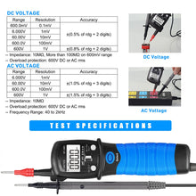 Cargar imagen en el visor de la galería, BTMETER BT-38D Pen Type Digital Multimeter, Handheld Electrical Tester - btmeter-store