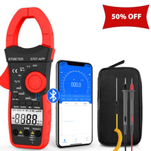 Load image into Gallery viewer, BTMETER BT - 570T - APP AC/DC 1000A Clamp Multimeter, 4000 Counts Digital Clamp - on Meter with Data Logging Measure Amp Volt Ohm Capacitance Frequency Temperature Continuity, Electrical Tester - btmeter - store