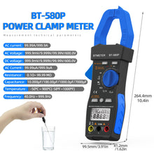 Load image into Gallery viewer, BTMETER BT-580P Power Clamp Meter - btmeter-store