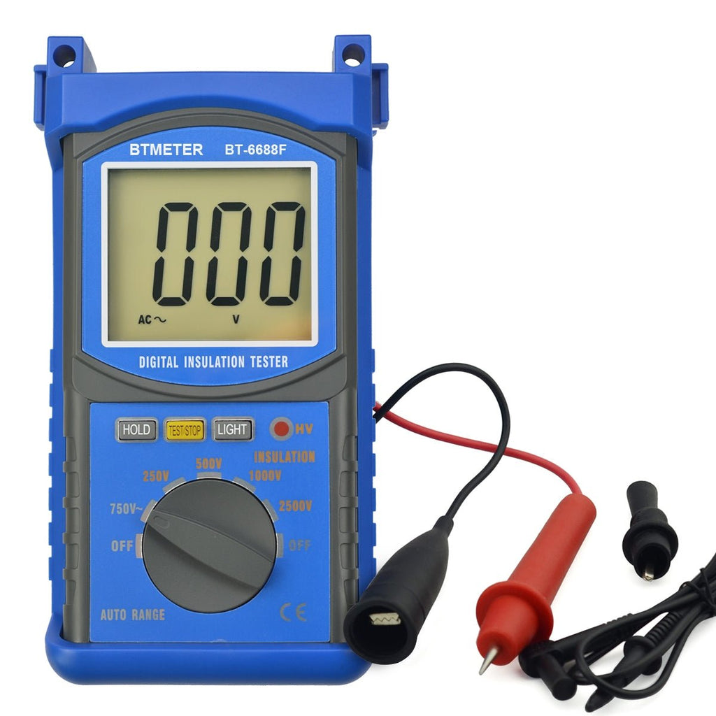 BTMETER BT - 6688F Digital Insulation Resistance Tester, Voltage Tester Auto Range Megohmmeter - btmeter - store