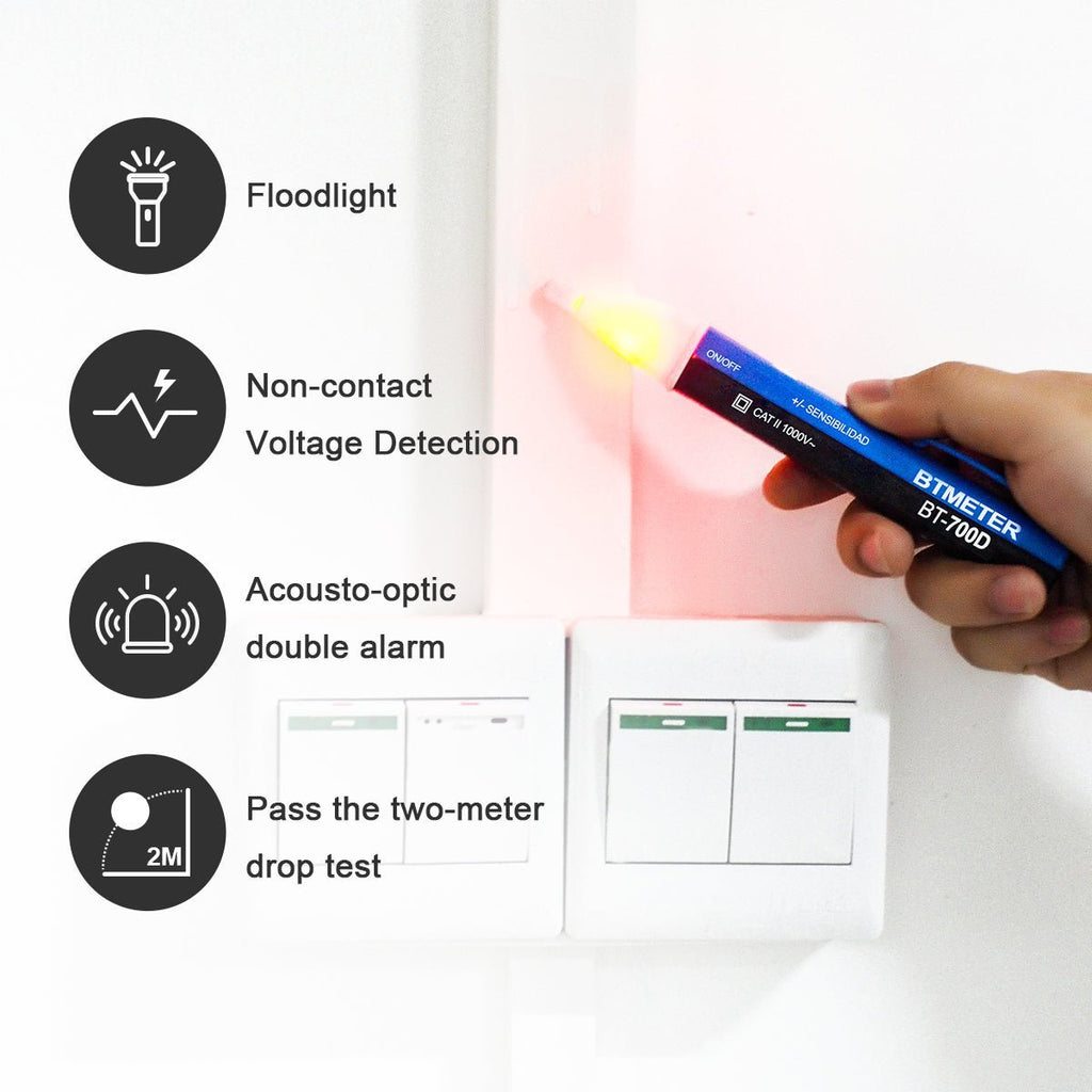 BTMETER BT - 700D AC Voltage Detector Pen Type Digital Voltmeter - btmeter - store