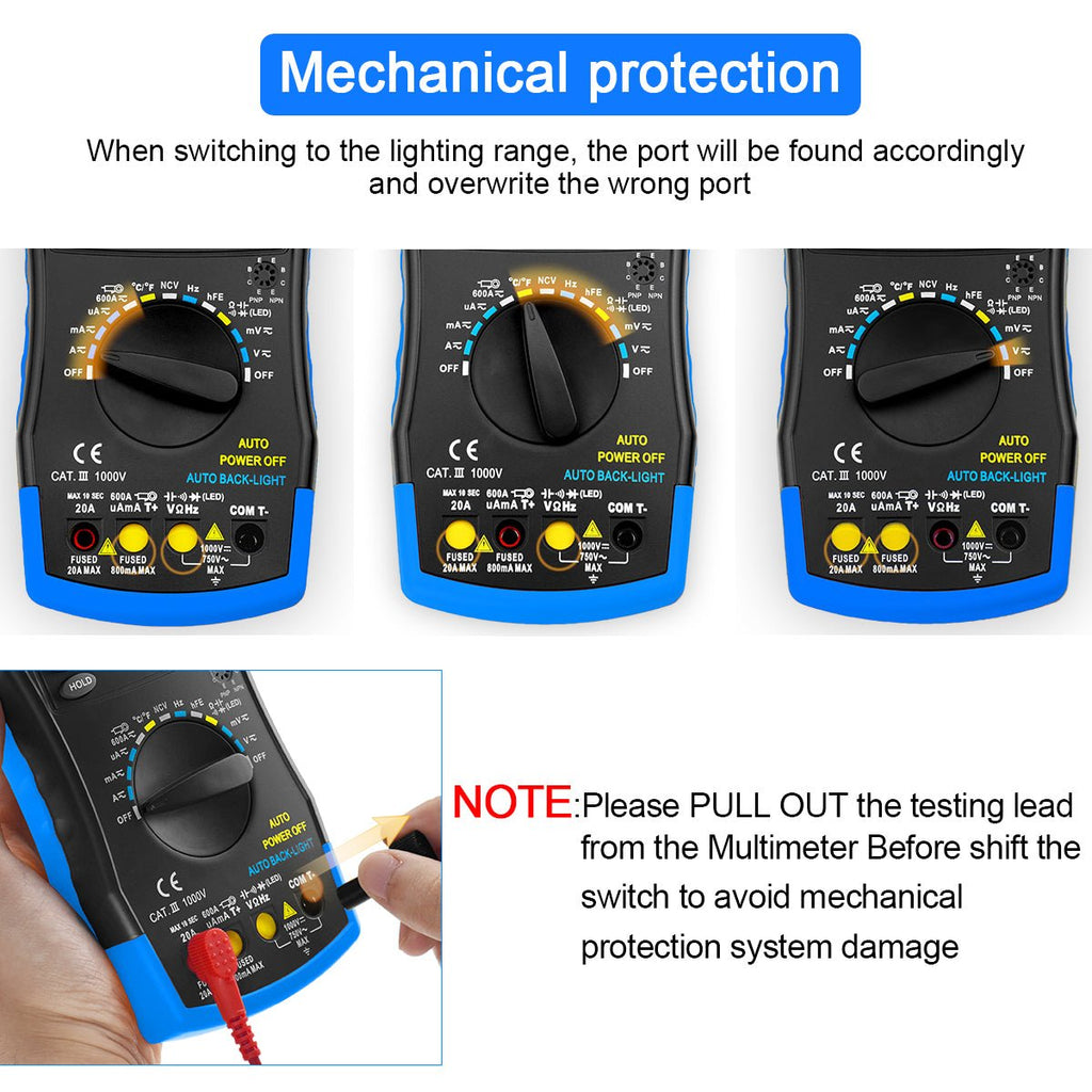 BTMETER BT - 770D NCV Digital Multimeter High - Accuracy Auto Range True RMS 40000Counts - btmeter - store