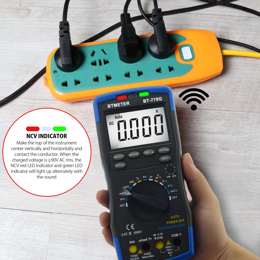 BTMETER BT - 770G Digital Multimeter DMM DC AC Voltage Temperature - btmeter - store