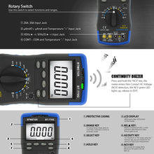 Cargar imagen en el visor de la galería, BTMETER BT - 770G Digital Multimeter DMM DC AC Voltage Temperature - btmeter - store