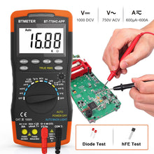 Charger l&#39;image dans la galerie, BTMETER BT - 770HC - APP Digital Multimeter, Handheld TRMS 6000 Multi Meter Auto Range Voltmeter Ammeter Measure AC DC, Connect APP - btmeter - store