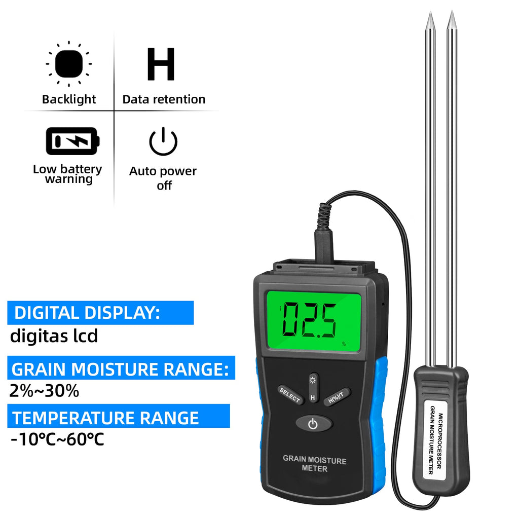 BTMETER BT - 8032G Humidity Tester Digital Display Grain Moisture Meter 2~30% - btmeter - store