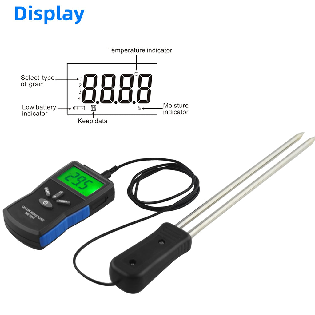 BTMETER BT - 8032G Humidity Tester Digital Display Grain Moisture Meter 2~30% - btmeter - store