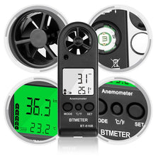 Laden Sie das Bild in den Galerie-Viewer, BTMETER BT - 816B Handheld Anemometer with Wind Speed Range 0.3 - 30m/s - btmeter - store