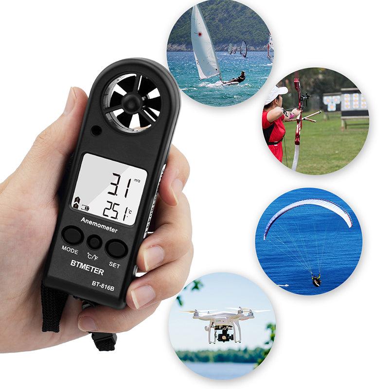 BTMETER BT - 816B Handheld Anemometer with Wind Speed Range 0.3 - 30m/s - btmeter - store