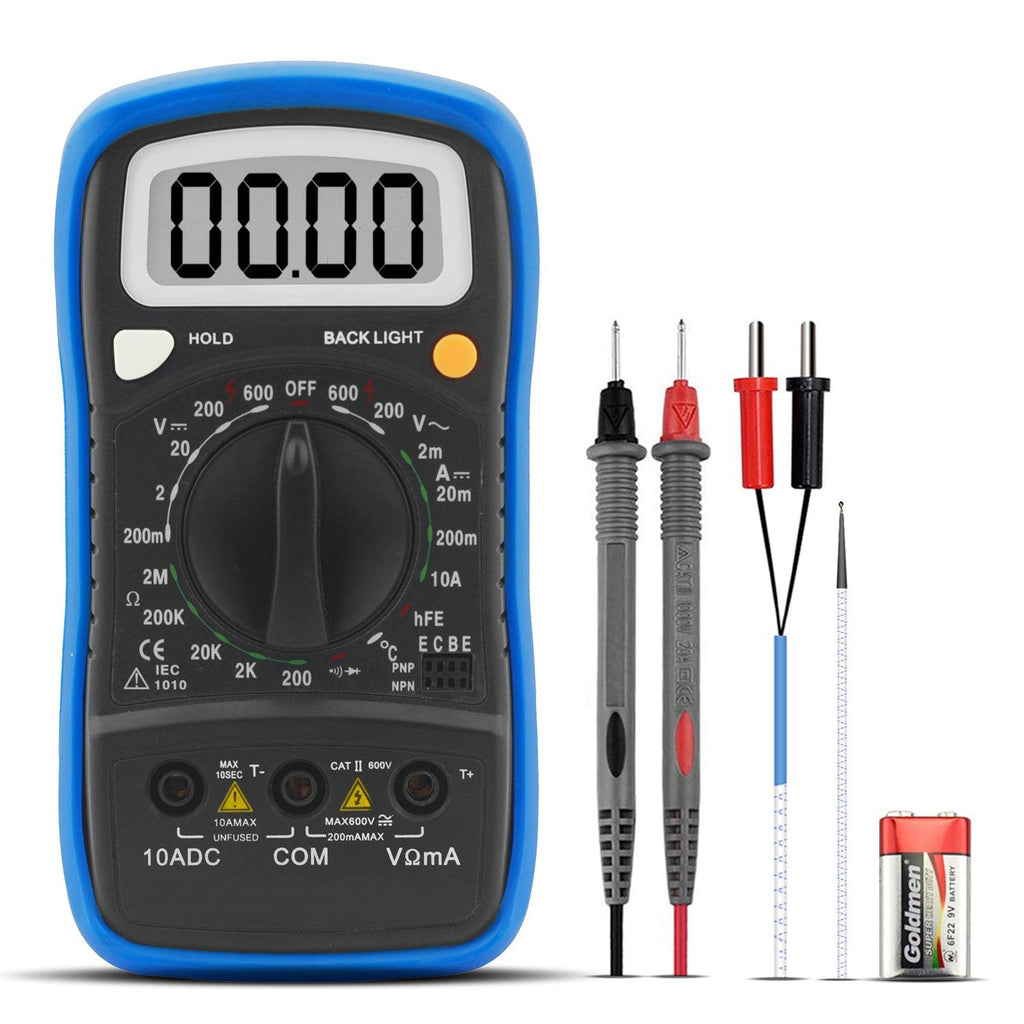 BTMETER BT - 838L Manual Range Digital Multimeter for AC DC Voltage Amp Ohm Volt - btmeter - store