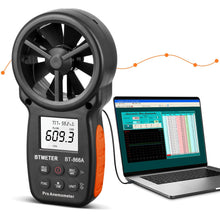 Cargar imagen en el visor de la galería, BTMETER BT - 866A Digital Anemometer Handheld CFM Meter with USB Port - btmeter - store