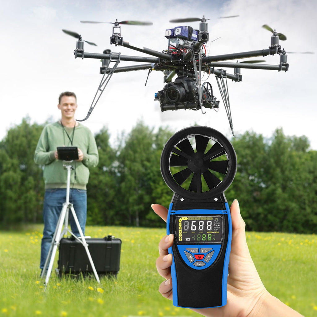 BTMETER BT - 8805 NEW Digital Vane Anemometer with Color Screen Wind Speed Range 0.3~30m/s - btmeter - store