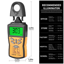 画像をギャラリービューアに読み込む, BTMETER BT - 881C Digital Light Meter Lux Meter Lux/FC Unit Data Hold LCD Display - btmeter - store