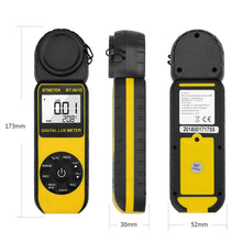 Charger l&#39;image dans la galerie, BTMETER BT - 881D LUX Meter 0.1LUX - 400000LUX Range Light Meter, Digital LUX Meter - btmeter - store