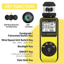 Cargar imagen en el visor de la galería, BTMETER BT - 881M Digital Anemometer Handheld Wind Speed Meter - btmeter - store