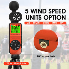 Laden Sie das Bild in den Galerie-Viewer, BTMETER BT - 881W Anemometer Handheld &amp; Heat Stress WBGT Meter - btmeter - store