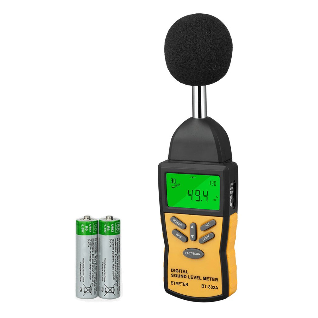 BTMETER BT - 882A Digital Sound Level Meter LCD Noise Measuring Instrument for 30~130 dB - btmeter - store