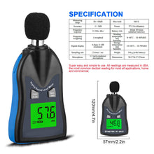 Cargar imagen en el visor de la galería, BTMETER BT - 882C Sound Level Meter Digital Noise Tester 30 - 130dB - btmeter - store