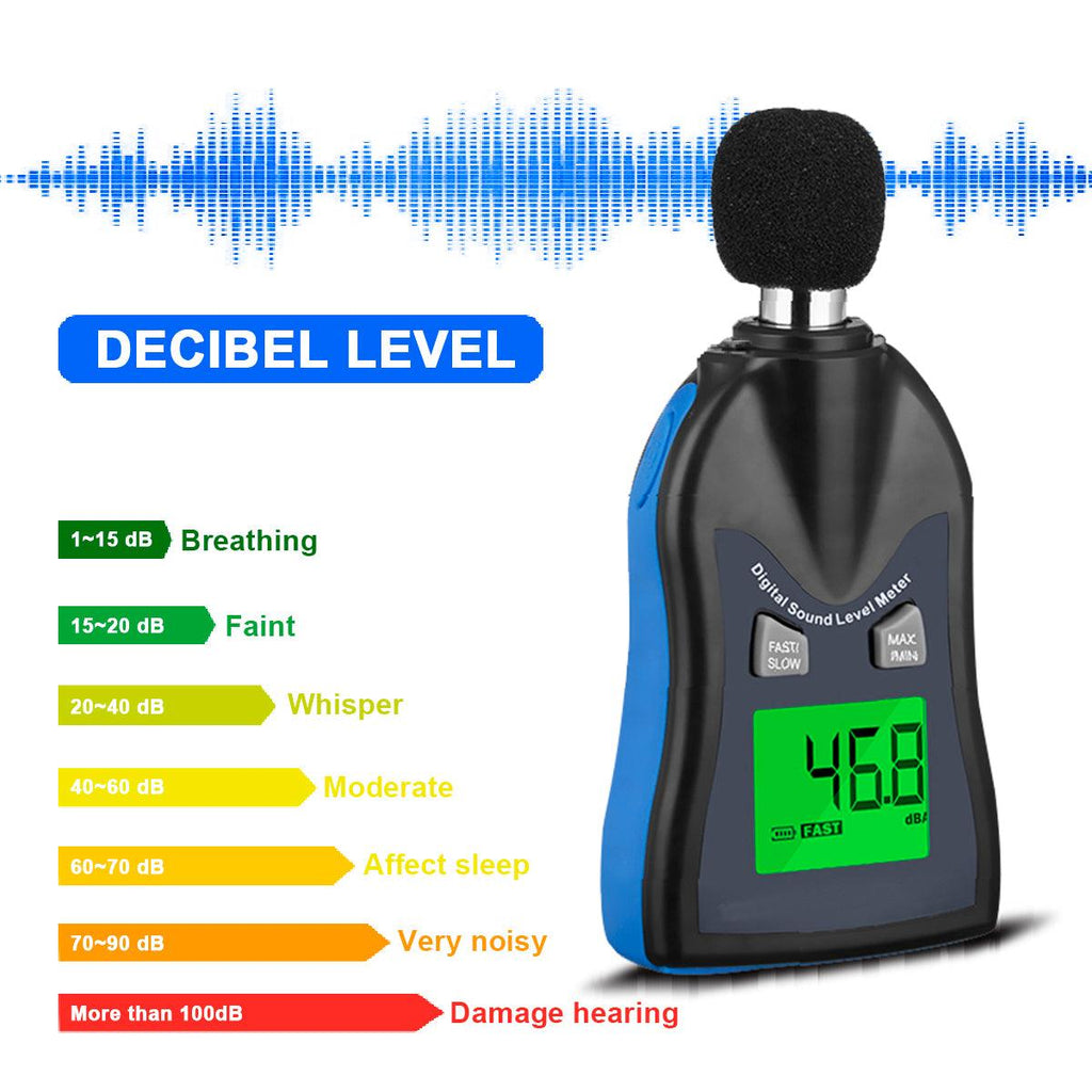 BTMETER BT - 882C Sound Level Meter Digital Noise Tester 30 - 130dB - btmeter - store