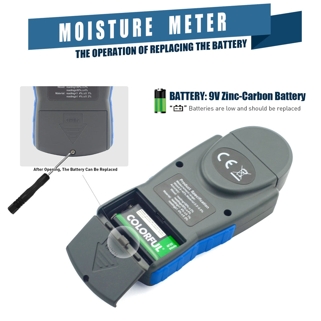 BTMETER BT - 883C Humidity Meter Moisture Meter LCD Digital Humidity Tester - btmeter - store