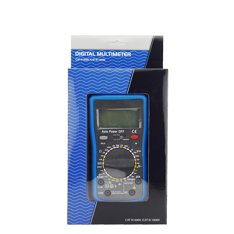 BTMETER BT-90C Digital Multimeter Meter, Manual Range, 1999 Display