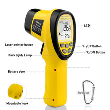Cargar imagen en el visor de la galería, BTMETER BT-985B Digital Infrared Thermometer Dual Laser Thermometer - btmeter-store