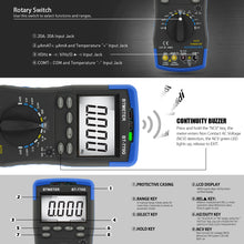 Carregar imagem no visualizador da galeria, BTMETER BT-770G Digital Multimeter DMM DC AC Voltage Temperature - btmeter-store