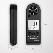 Laden Sie das Bild in den Galerie-Viewer, BTMETER BT-816B Handheld Anemometer with Wind Speed Range 0.3 -30m/s - btmeter-store