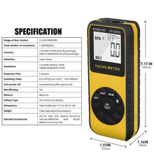 이미지를 갤러리 뷰어에 로드 , BTMETER BT-9235C Non-contact Laser Tachometer Digital Diagnostic-tool - btmeter-store